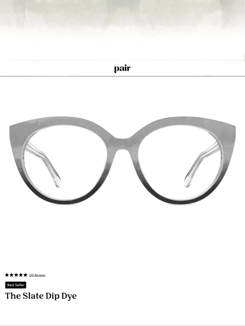 Pair Eyewear Zuri Style Magnetic Topper 